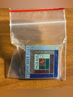 Souvenir Lapel Pin Museum of Appalachia Norris Tennessee Fall Homecoming 1991NIP